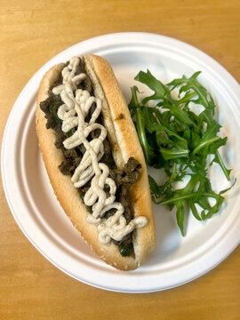 Egyptian beef liver sandwich - Kebda Eskandarani 