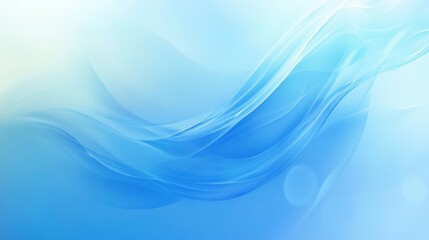 Abstract Blue Wave Background