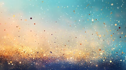 A festive New Year's Eve invitation design with realistic confetti and celebratory elements, representing joy, celebration, and new beginnings