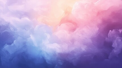 Dreamy pastel cloudscape.