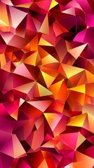 Obraz premium Background with triangular patterns in different colours