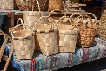 Birch Bark Baskets - Handcrafted Folk Art