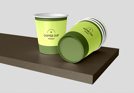 Paper Coffee Cup Mockup
