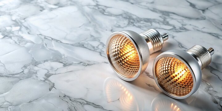 Soft Feminine Reptile Heat Lamp Macro Flatlay Stock Photo