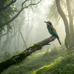 kingfisher on a branch