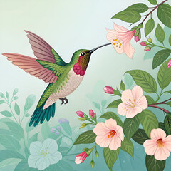 vector illustration of a bird