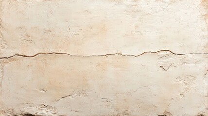 Fototapeta premium Cream Beige Textured Background With Horizontal Crack