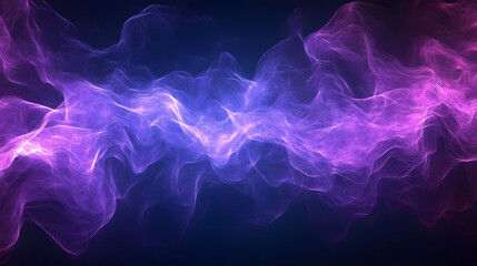 Obraz premium Abstract purple spectrum wave illustration, colorful modern violet wave background