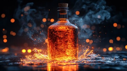 Fiery elixir in a bottle