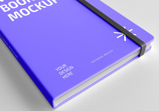 Notebook Cover With Elastic Band