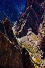 Faszinierende Natur des Black Canyon of the Gunnison