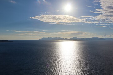Aegean Sea and costal view near the Dead Sea (Olu Deniz) in Fethiye, Mugla, Turkey.