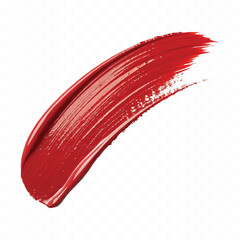 abstract 3d paint brush stroke in different colour style isolated on white background