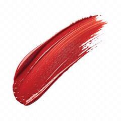 abstract 3d paint brush stroke in different colour style isolated on white background