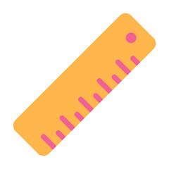 Colorful Plastic Ruler for Precision Measurement