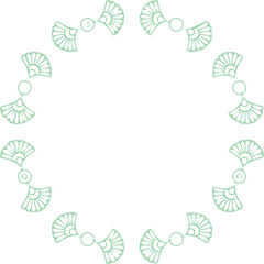 Beautiful flower art and mandala vector design