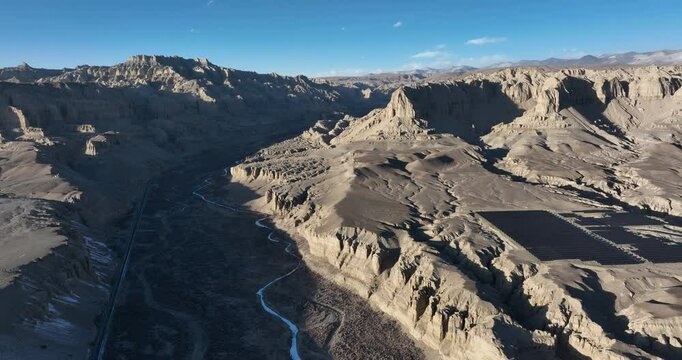 Zanda Tulin National Geological Park in Tibet, China
