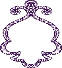 Beautiful flower art and mandala vector design