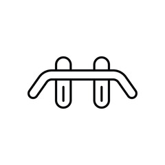 Pull-up Bar stock illustration