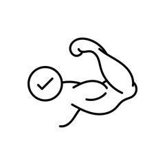 Bicep stock illustration