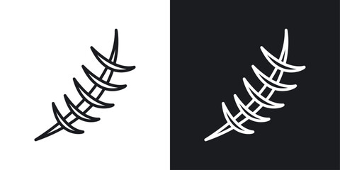 Scar icons set in black and white stroke lines