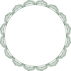 Beautiful flower art and mandala vector design