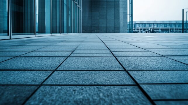 Clean urban office buildings, modern office buildings at the cutting edge