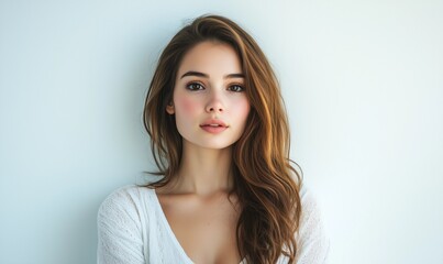Naklejka premium Portrait of a Young Woman