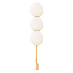 Quail eggs Skewer 3D Clipart , on Transparent background , 3D Rendering