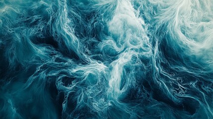Obraz premium Intertwining Streams: Abstract Global Synergy 