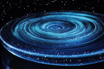 Illustration of 4-dimensional space in space
