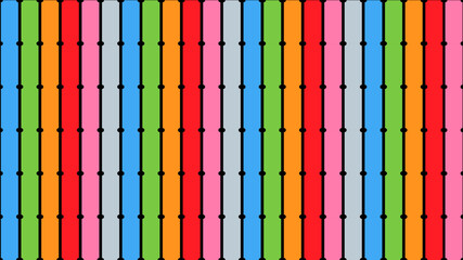 Abstract colorful square repeat pattern on background.