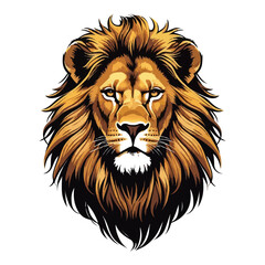 lion head vector