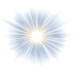 Fototapeta premium Transparent available sun shine spike lens flar white and transparent background