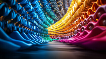 abstract background with colorful lines