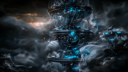 blue abstract background