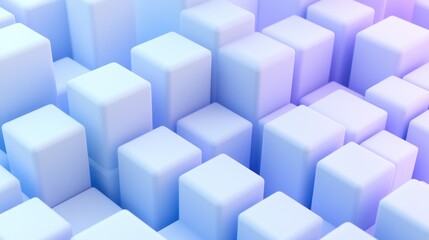 Obraz premium Abstract pastel cube background.