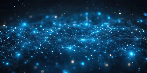 Obraz premium abstract blue background with stars