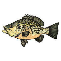 Fototapeta premium vector illustration of a fish