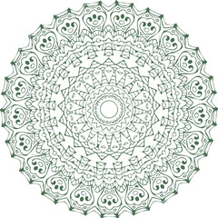 Beautiful flower art and mandala vector design