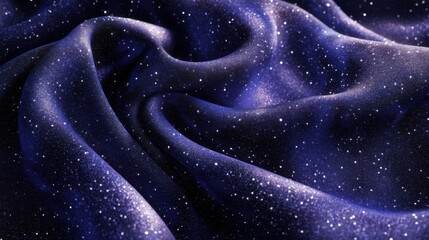 Obraz premium Imagen de tela morada con brillo estrellado