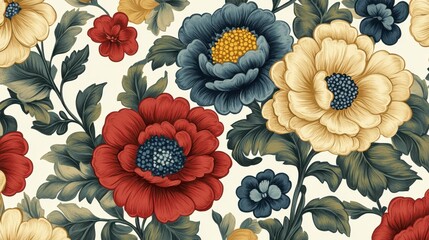 Fondo de flores coloridas ilustración