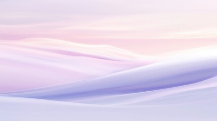 Naklejka premium Paisaje nevado con tonos pastel