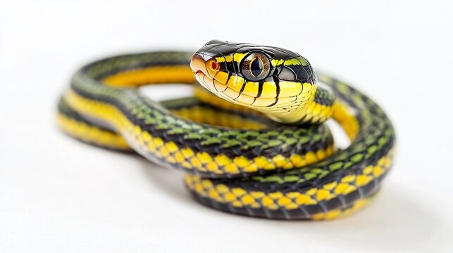 Professional Vibrant Fourlined Snake Elaphe quatuorlineata Showcase Image and Usage
