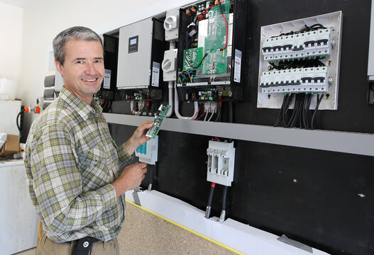Tradesman at work