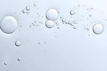 The texture of a cosmetic skin serum or body gel or moisturizer or shampoo. Copy space