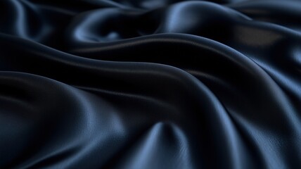 Fototapeta premium black satin fabric