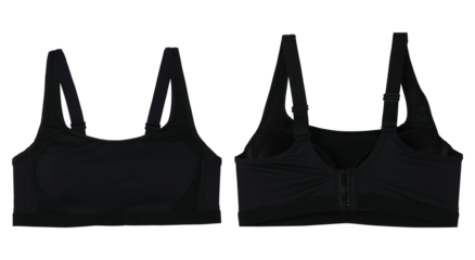 black women bra on transparent 