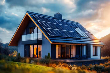 Smart home generic concept, perfect for technology and modern living themes