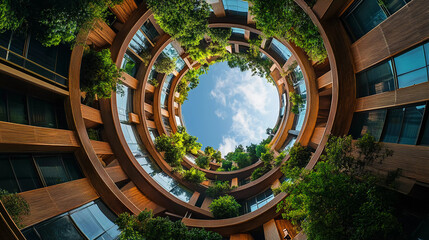 circular building, eye of the building